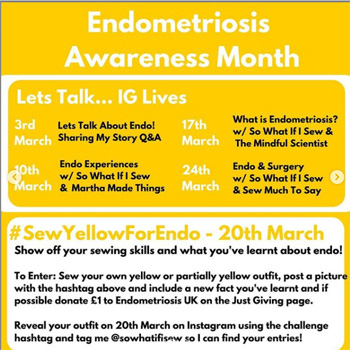 Sew Yellow for Endo Information